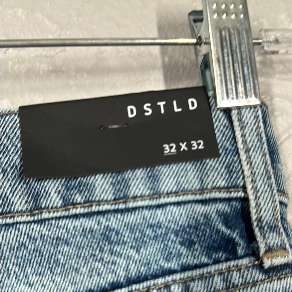 NWT DSTLD Slim 100% Cotton Blue Jeans Men's Size 32 x 32 - Picture 10 of 12